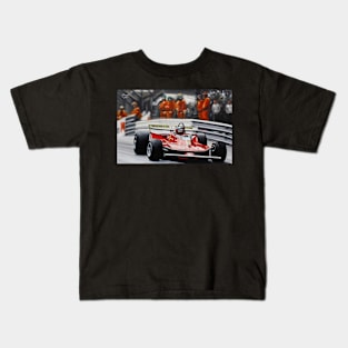 Gilles Villeneuve, Ferrari 312T4 Kids T-Shirt